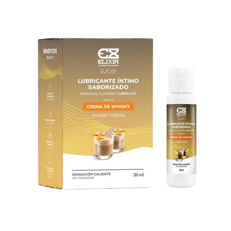 Lubricante Saborizado Crema de Whisky Elixir X30ml 1