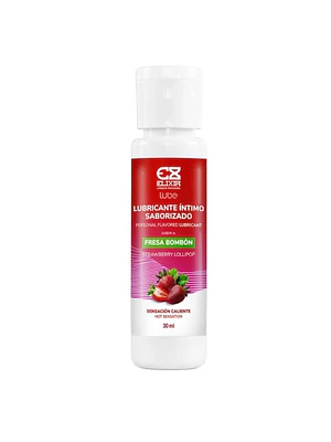 Lubricante Saborizado Fresa Bombon Elixir X30ml 