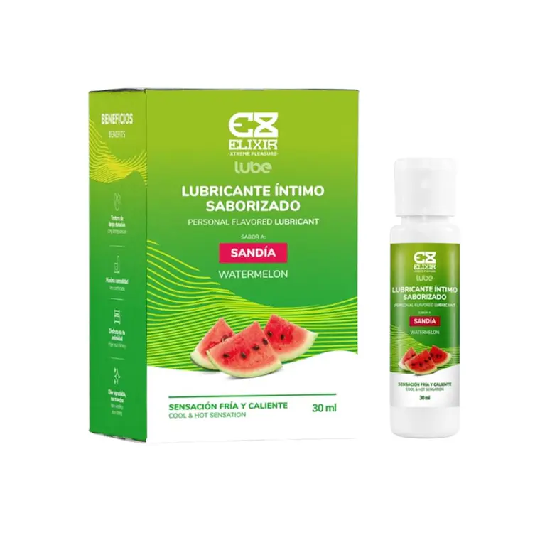 Lubricante Saborizado Sandía Elixir X30ml  1