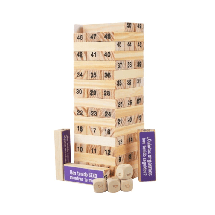 Juego Erótico Jenga Picante 2
