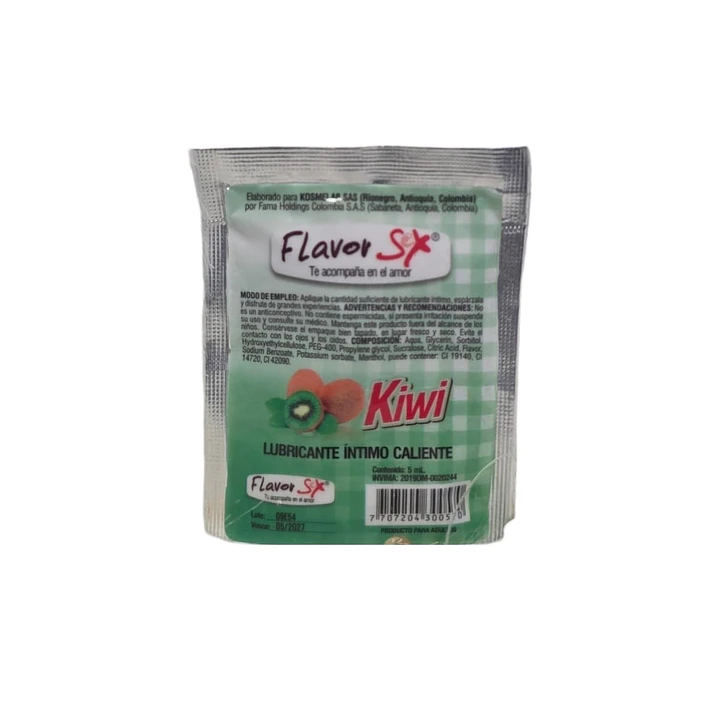 Lubricante Caliente Sachet 5ml Flavor 2