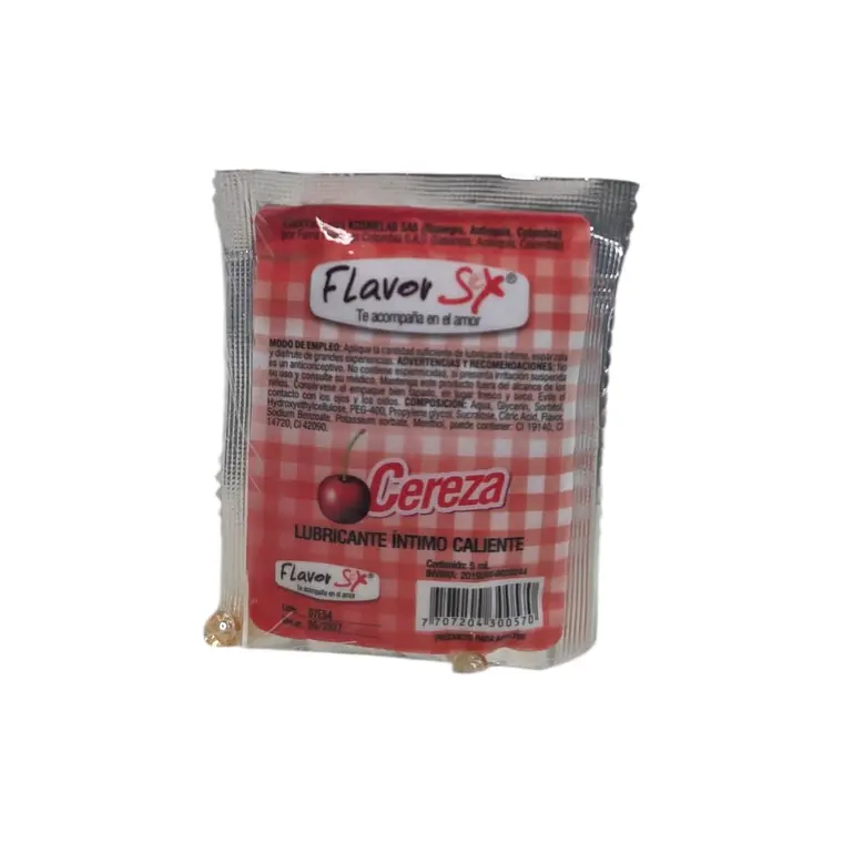 Lubricante Caliente Sachet 5ml Flavor 3
