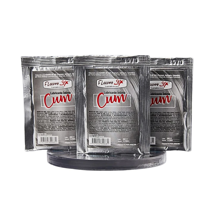 Lubricante Cum Sachet X5ml Flavor  1