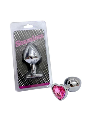 Plug Joya Corazón Talla S Rosa