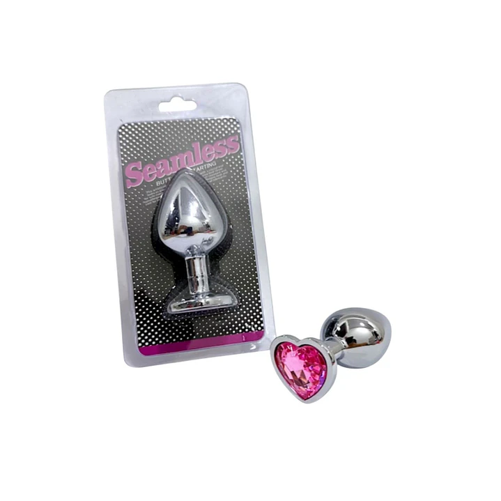 Plug Joya Corazón Talla S Rosa 1