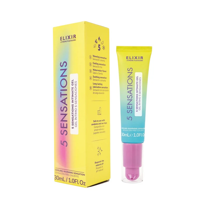 Lubricante 5 Sensaciones X30ml Elixir  2