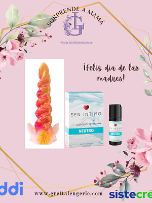 Dildo Dickornio+ Lubricante Neutro
