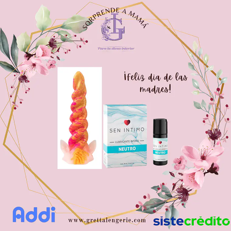Dildo Dickornio+ Lubricante Neutro 1