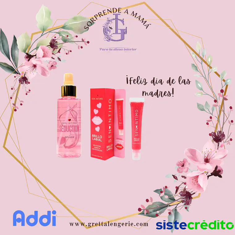 Splash Seduction + Brillo Labial X20ml 1