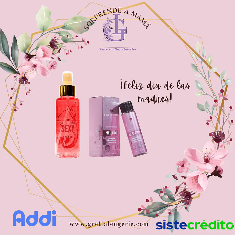 Splash Sexy + Lubricante Neutro con Ácido Hialurónico  1