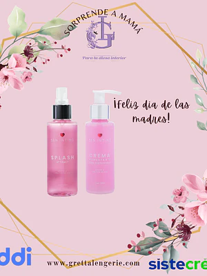 Splash + Crema Humectante Frutos Rojos 
