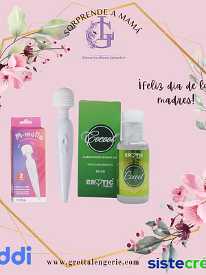 Massageador Mini + Multiorgasmos Orgasmix Cool X30ml
