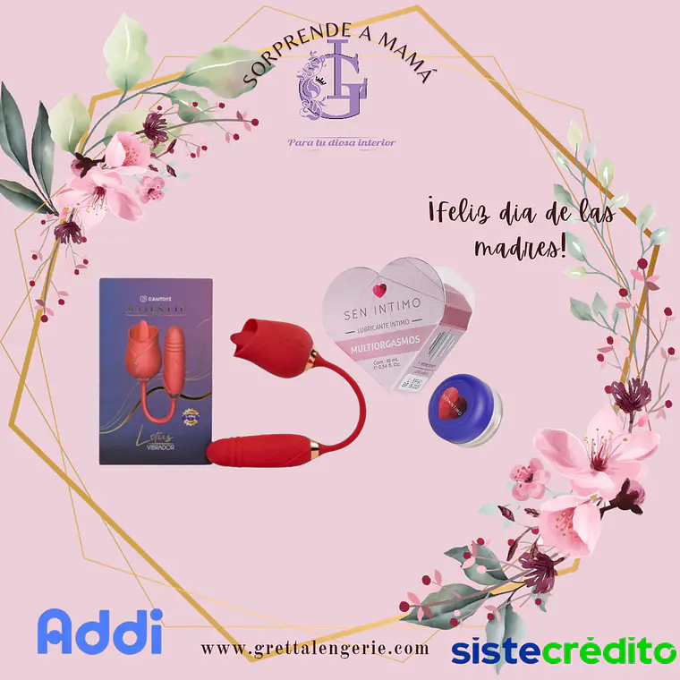 Vibrador Bala Lotus + Multiorgasmo X10ml 1