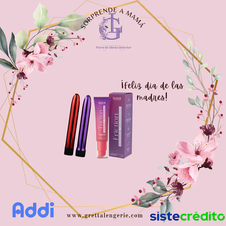 Bala con Vibración + Lubricante Estrechante Friction Elixir 1