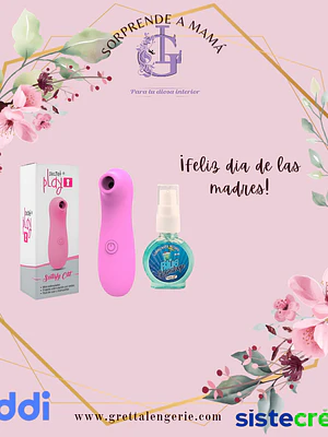 Estimulador Clitorial Satisfy +  Lubricante Cóctel Kamikaze