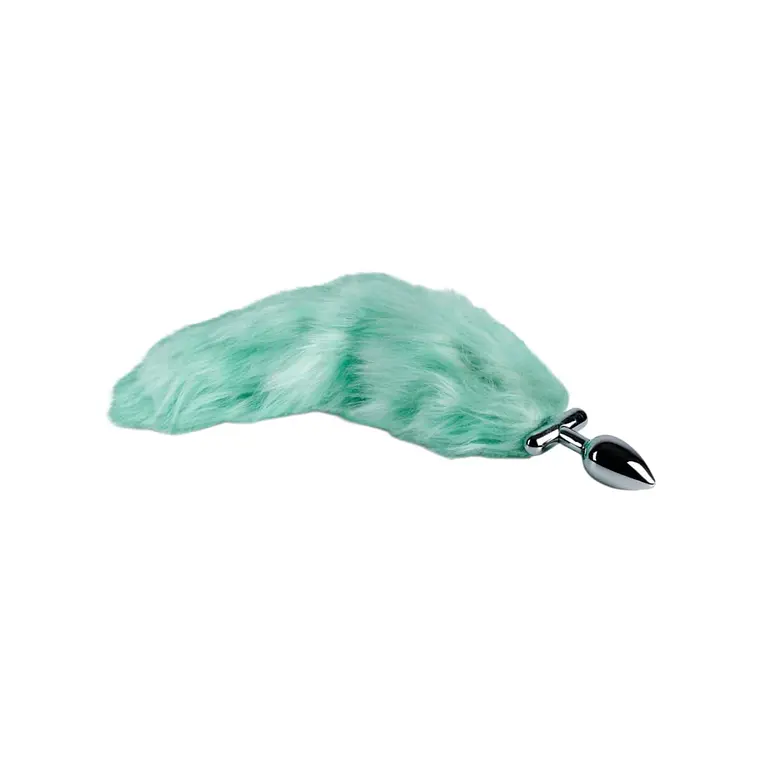 Plug Anal con Cola Luminosa Dexter Camtoyz Aguamarina  1