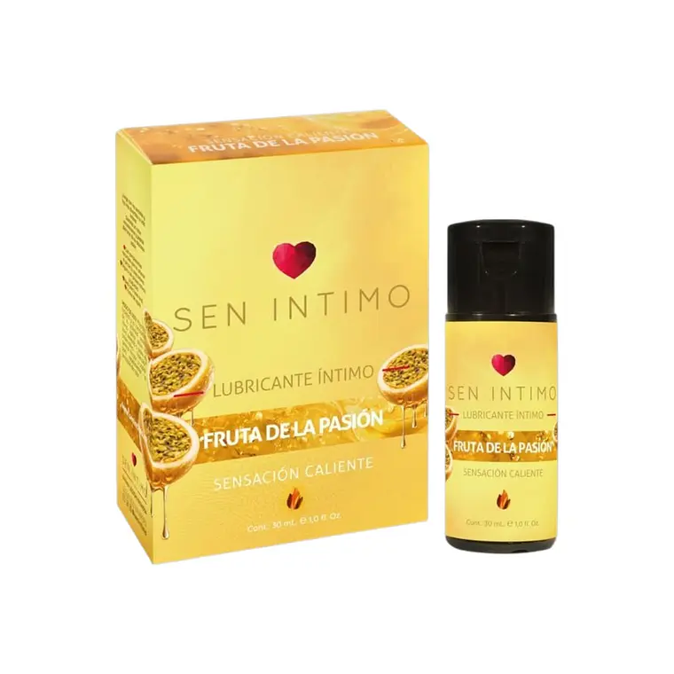 Lubricante Íntimo Caliente Passion Fruit X30 mL Sen Intimo 1