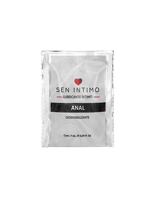 Lubricante Íntimo Anal Desensibilizante en Sachet  X7ml  Sen Íntimo