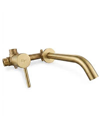 GRIFERIA A PARED DORADO CEPILLADO