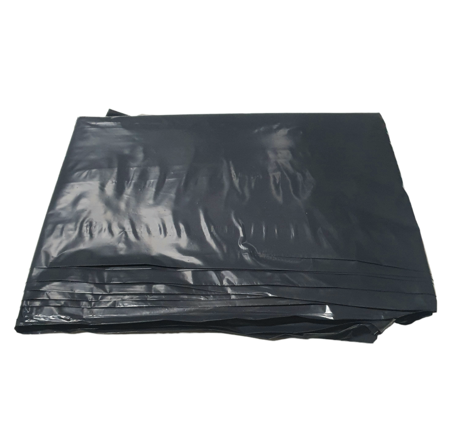 Bolsas de basura negras, Medidas: 60 x 80 cm, 50 Litros, Color negro, 10 Unidades