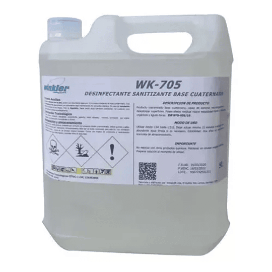 Amonio Cuaternario 5L WK-705 Concentrado 10%