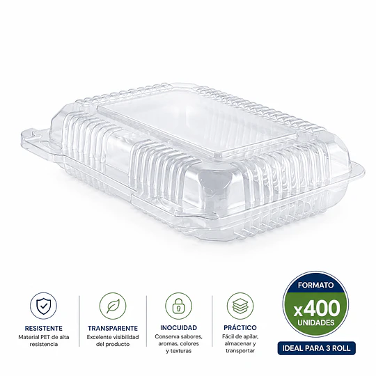 Envase Termoformado PET 247 x400