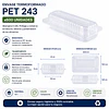 Envase Termoformado PET 243 x600
