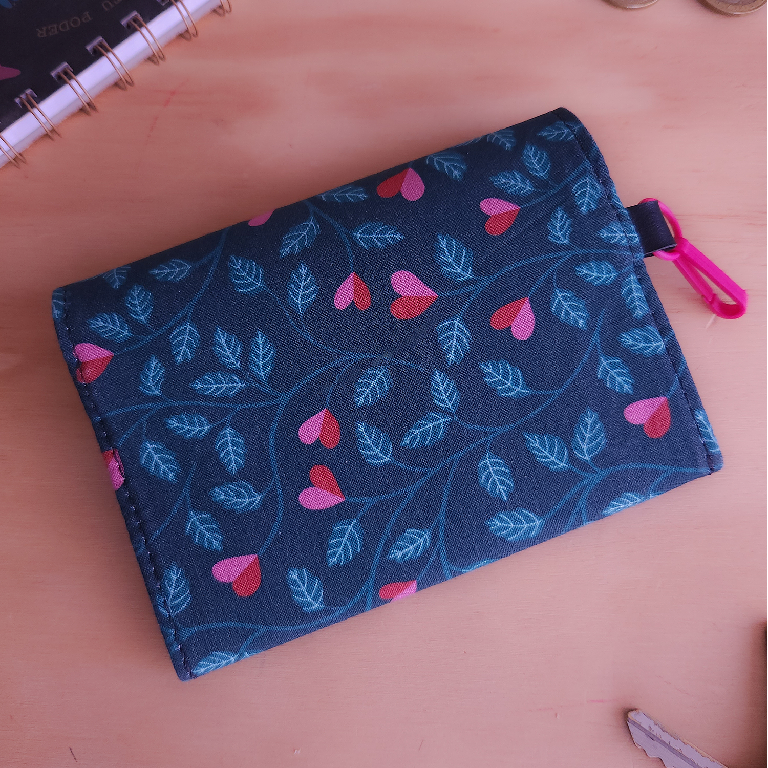 Mini Billetera Corazones 2