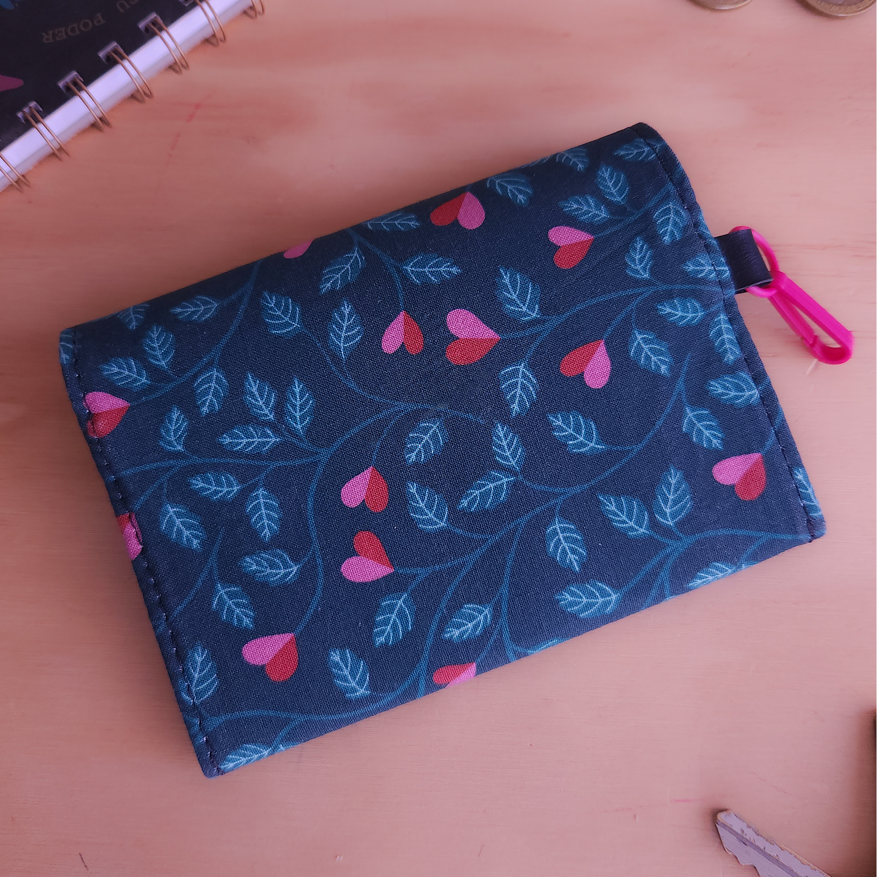 Mini Billetera Corazones 2