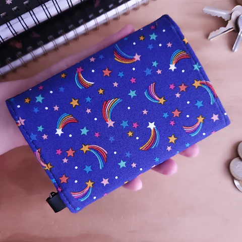 Billetera M Estrella Fugaz azul