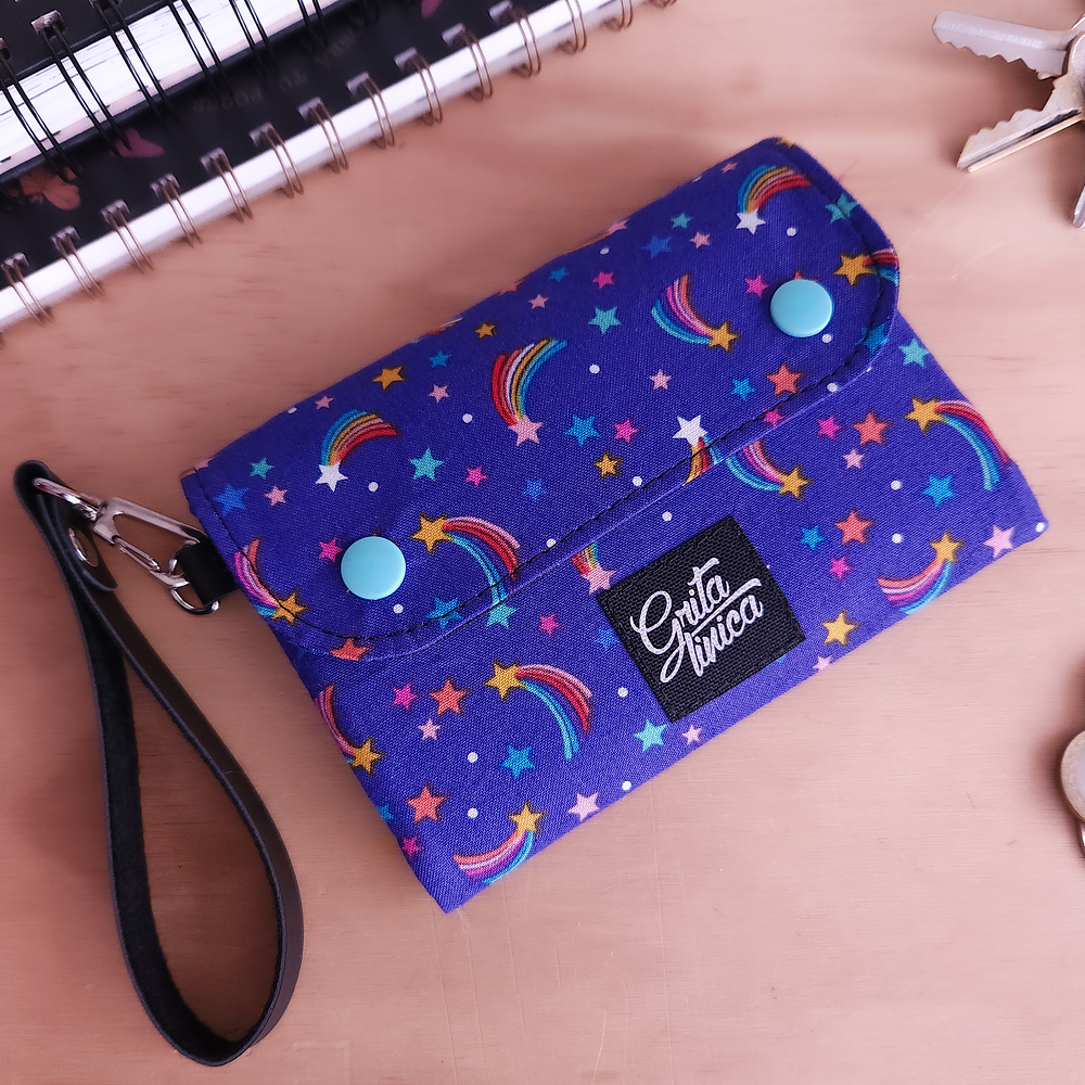 Billetera M Estrella Fugaz azul 1