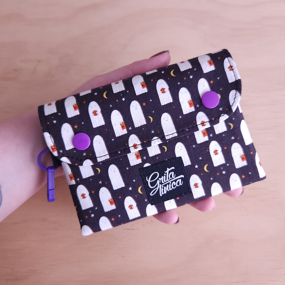 Mini Billetera Fantasmas (Brilla en la oscuridad) 1