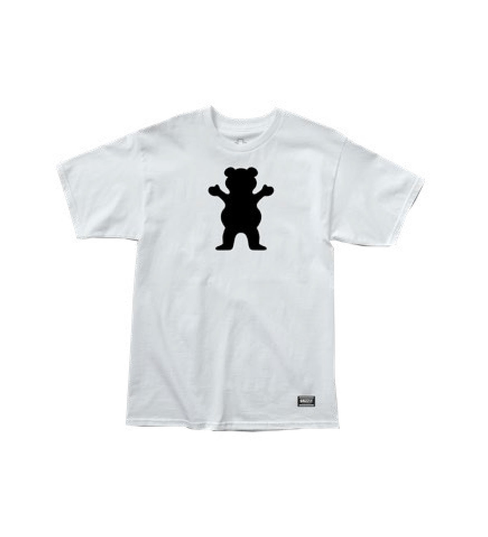 Polera Grizzly - OG Bear SS Tee Blanco / Negro