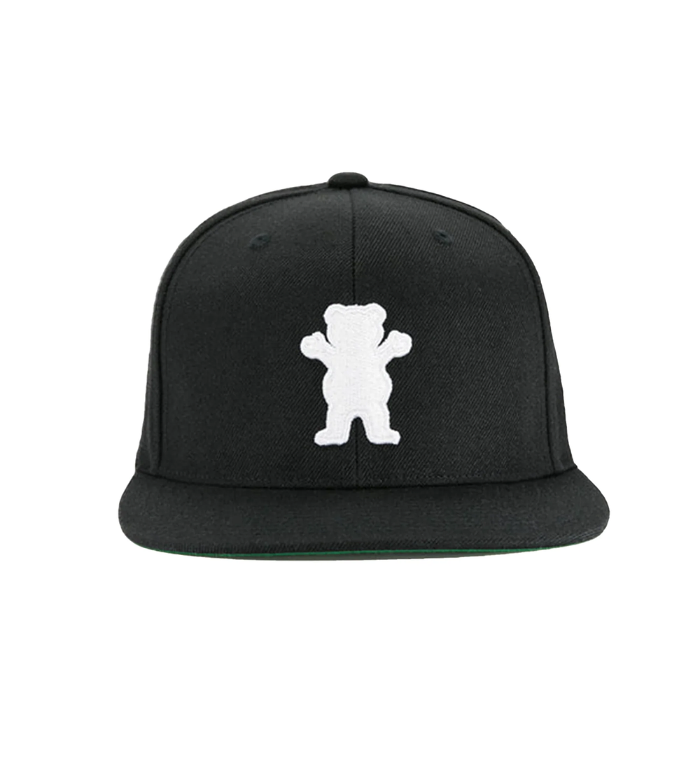 Jockey Grizzly - OG Bear Snapback Negro / Blanco