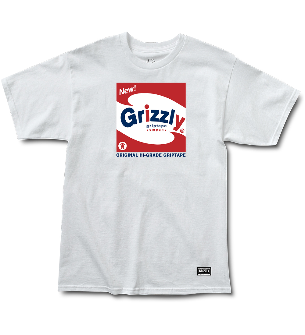 Polera Grizzly - Wash Up SS Tee - Blanco