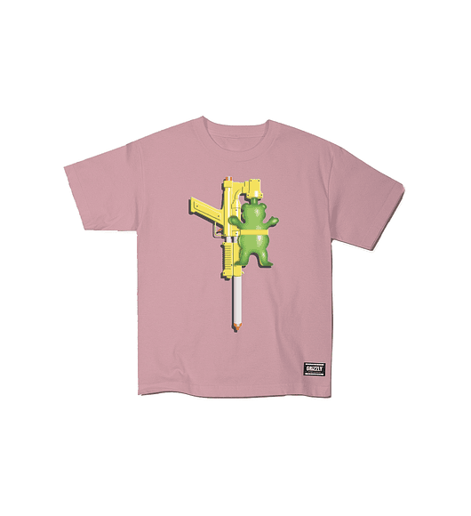 Polera Grizzly Niño - Waterfight Youth SS Tee   - Rosado