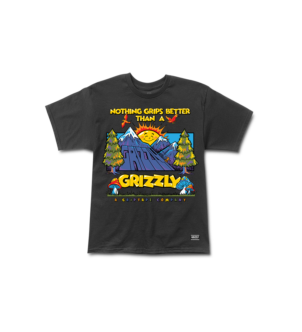 Polera Grizzly - Sunshine SS Tee Negro  