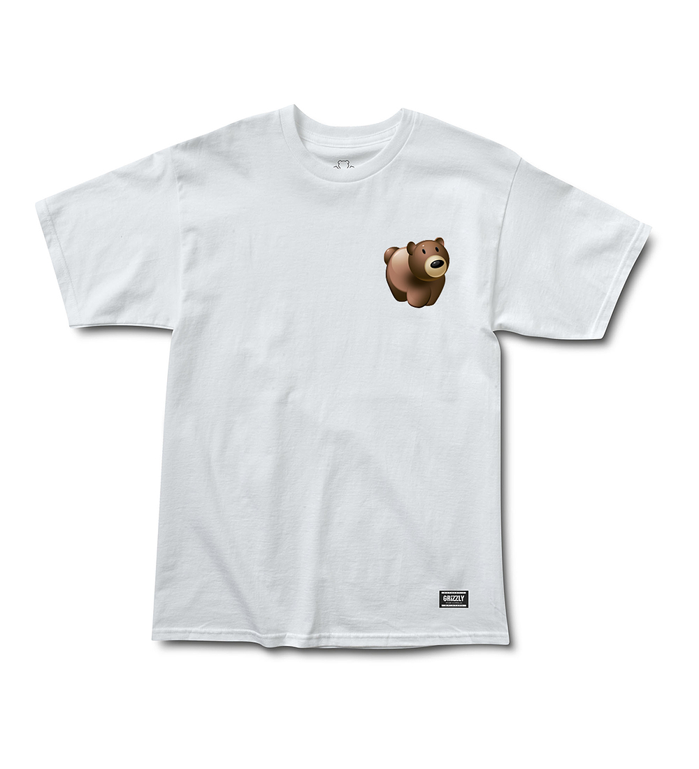 Polera Grizzly - Inflatable Bear SS Tee - Blanco