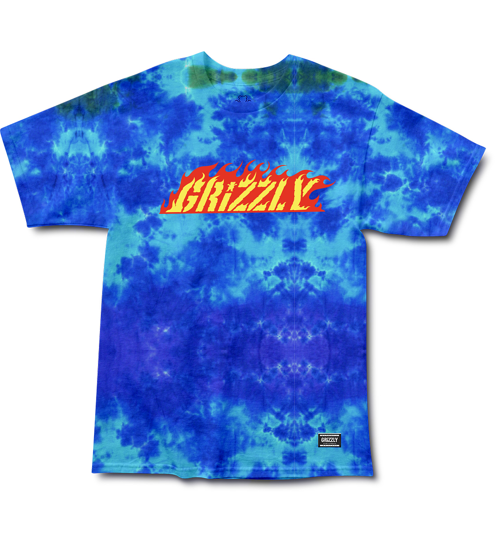 Polera Grizzly - Hot Rod SS Tee   - Tie Dye