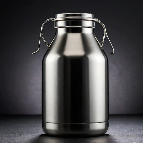 Lechera de acero inoxidable 600ml