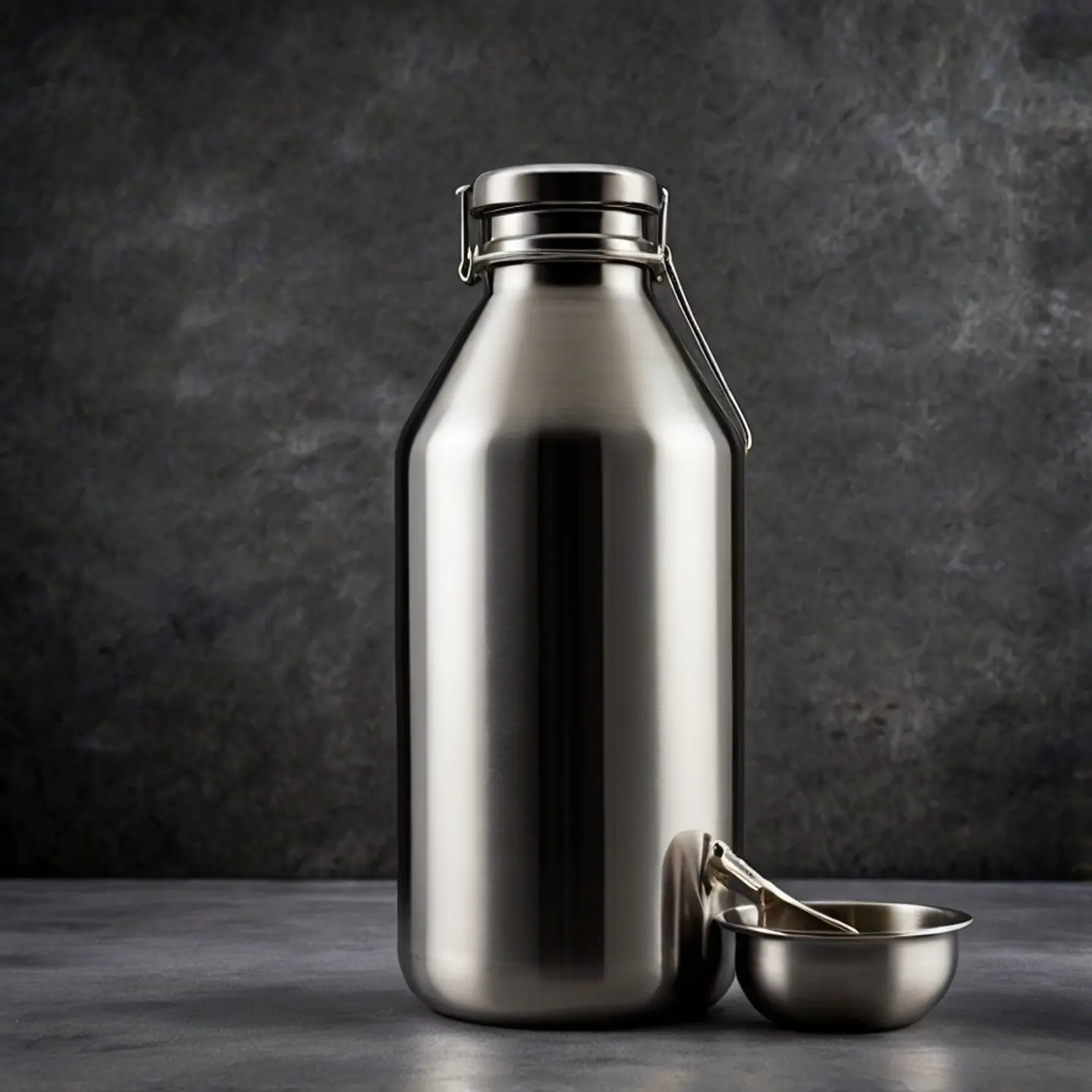 Lechera de acero inoxidable 600ml 3