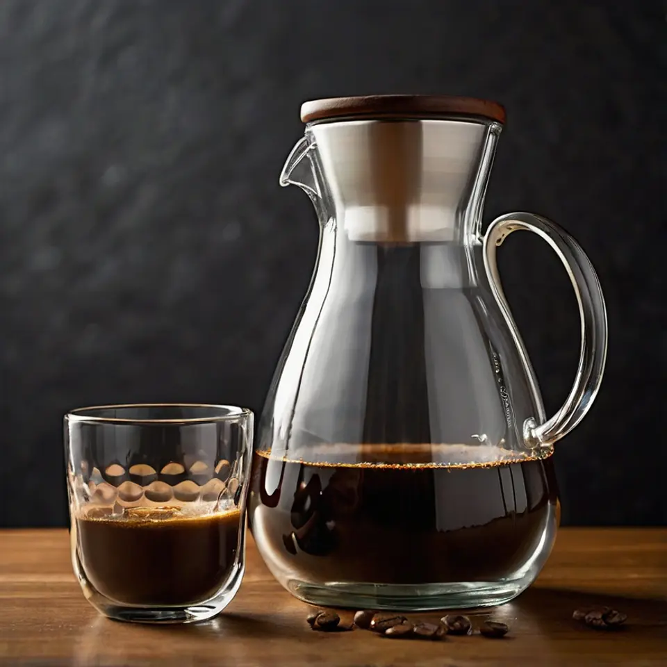 Jarra de vidrio para café 4