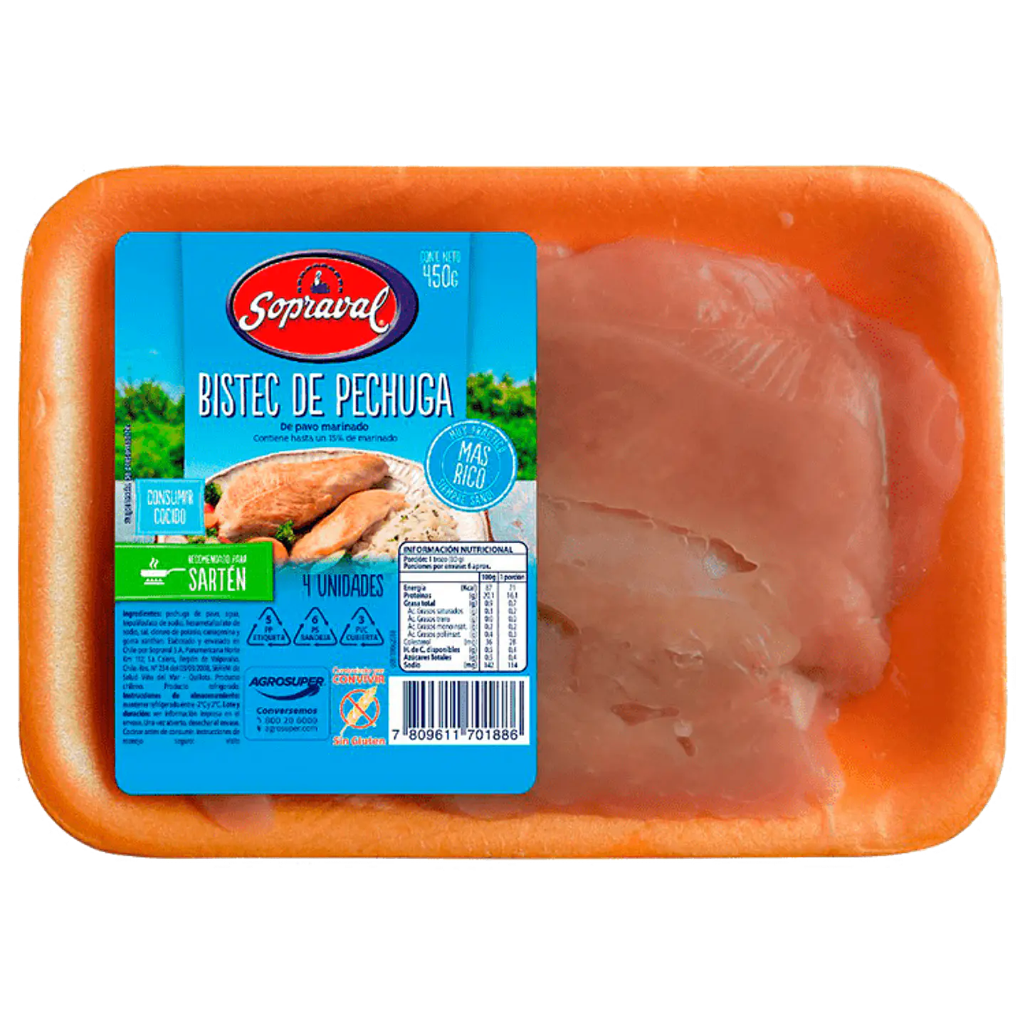 Turkey breast steak 450 g 1