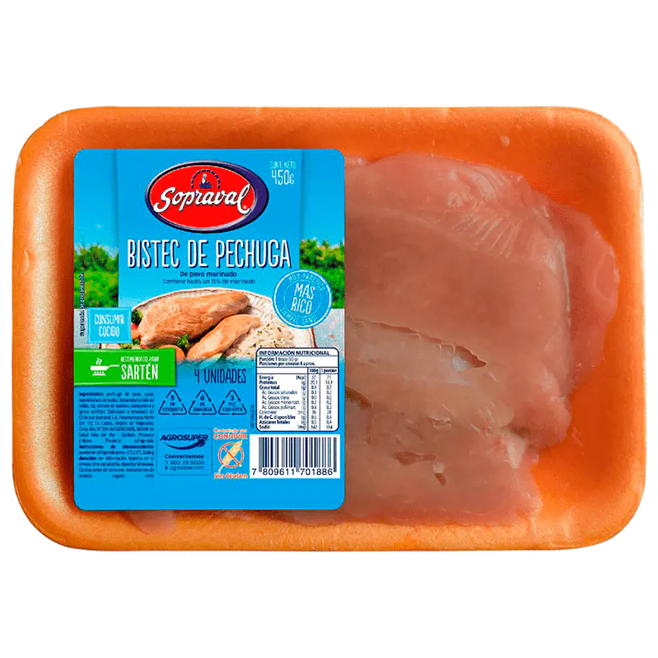 Turkey breast steak 450 g 1