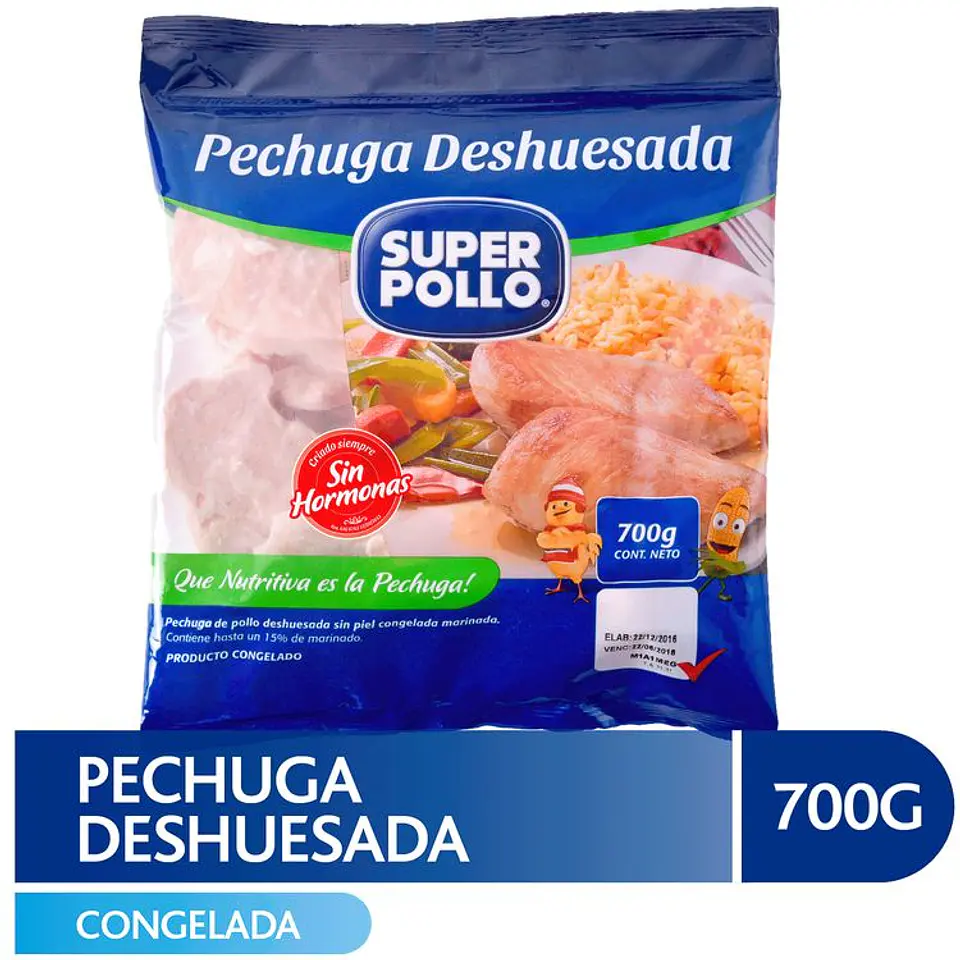 Boneless chicken breast 700 g 1