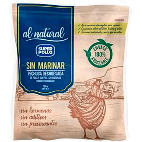 Pechuga deshuesada natural 700 g