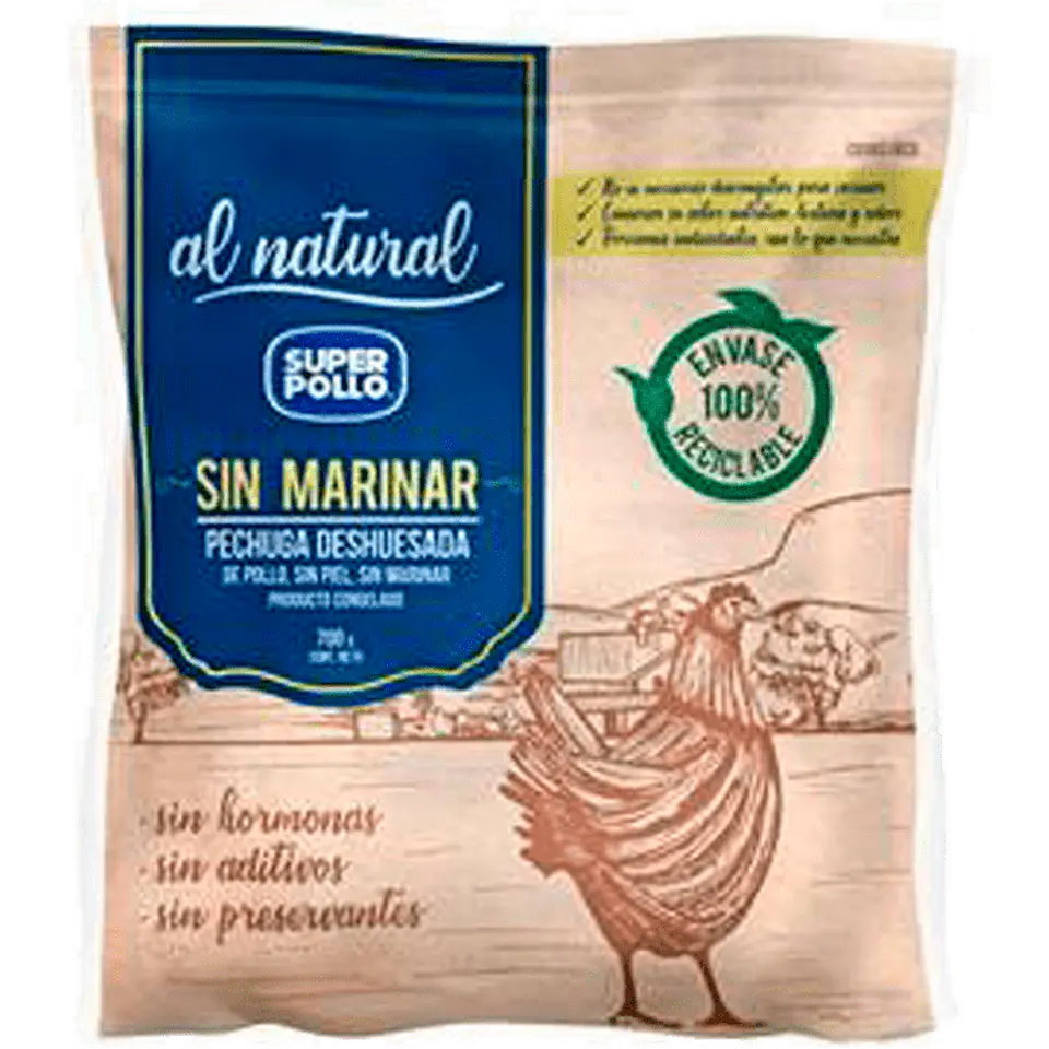 Natural boneless breast 700 g 1