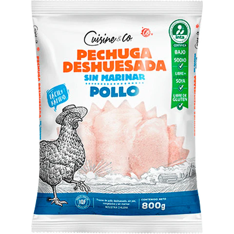 Peito de frango desossado 800 g