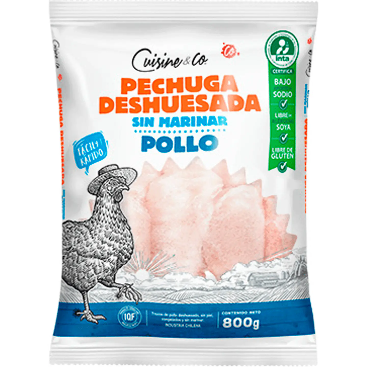 Boneless chicken breast 800 g 1