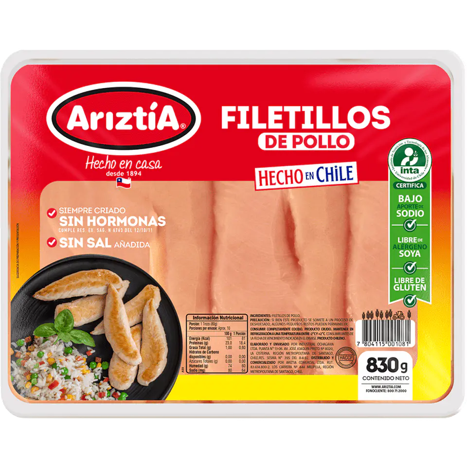 Chicken breast fillets 830 g 1